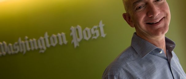 Bezos, fotografiat al Washington Post després de la seva adquisició | Foto: Nikki Kahn/The Washington Post